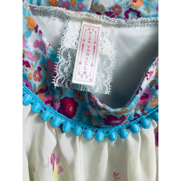 Vintage Pink Vanilla Toddler Girl Dress 3T - Picture 3 of 4